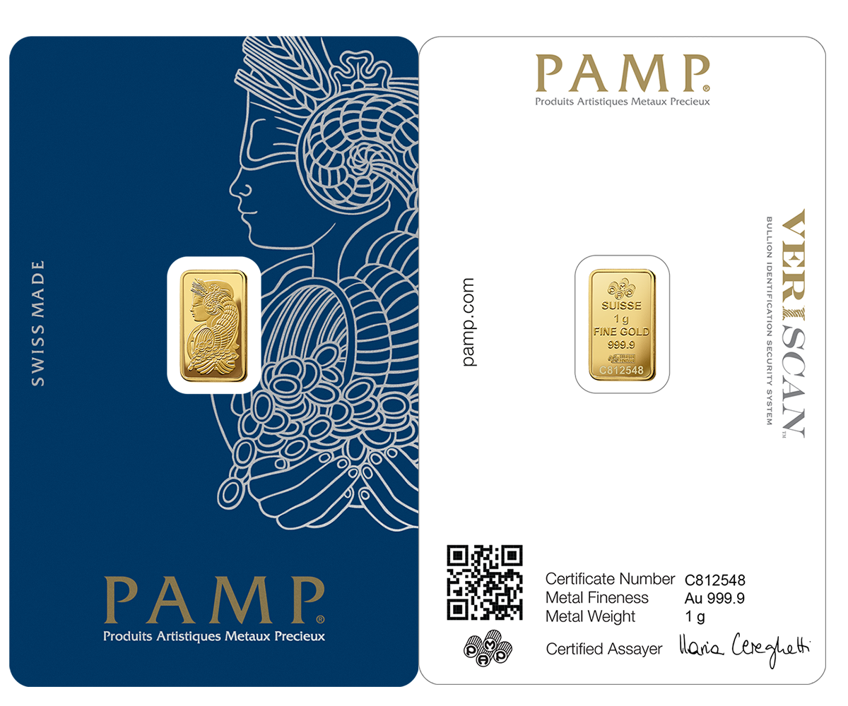 Fortuna Gold Minted Bar-1G