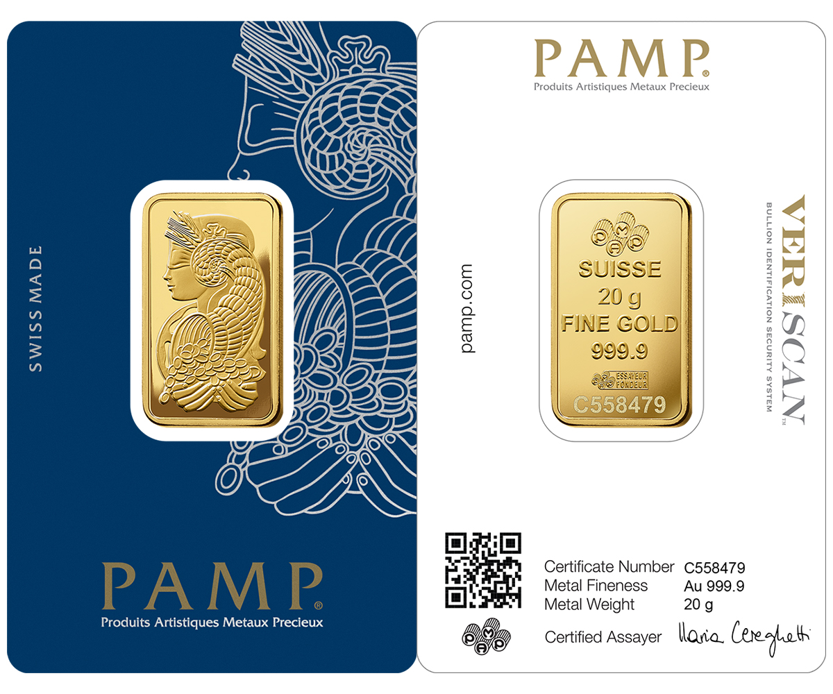 Fortuna Gold Minted Bar-20G