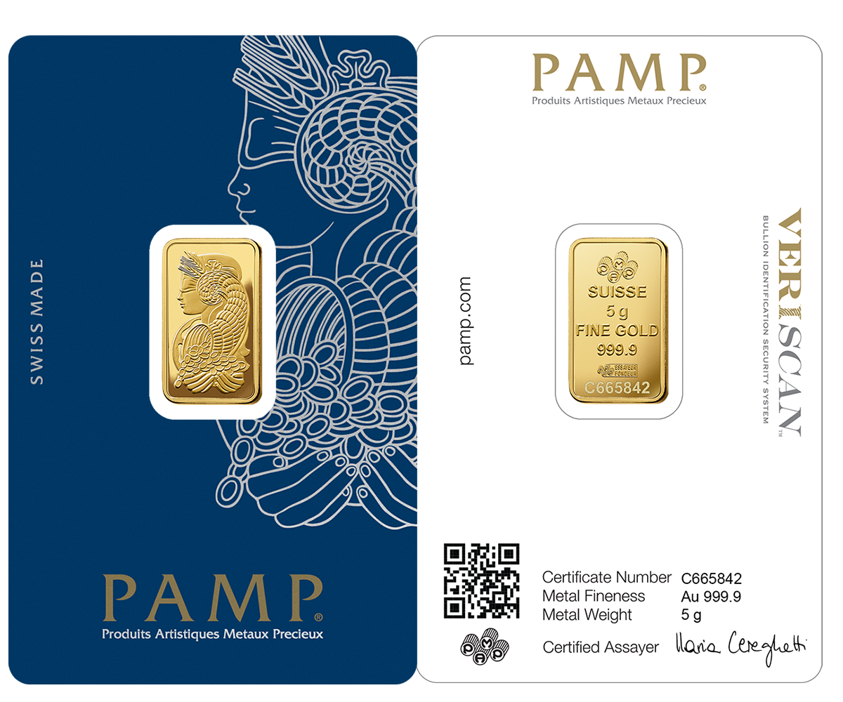 Fortuna Gold Minted Bar-5G